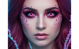 BLACK MINI SCLERA farbige Kontaktlinsen