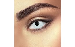 Crazy čočky - dioptrické - WHITE OUT (1 ks)