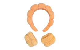 Cosmetic Headband and Anti-Drip Wristbands - Orange