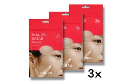 COSRX 3x Náplasti na akne Master Patch Intensive Oval-Shaped Hydrocolloid (3 x 36 kosov)