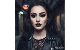 Crazy šošovky - nedioptrické - BLACK mini sclera (2 šošovky)