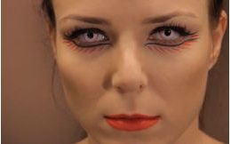 BLACK MINI SCLERA farbige Kontaktlinsen