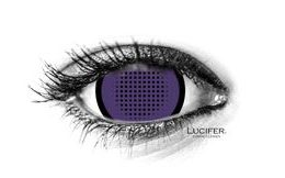 Crazy čočky - nedioptrické - VIOLET MESH R mini sclera (2 čočky)