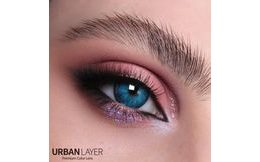 Crazy šošovky - nedioptrické - BLACK mini sclera (2 šošovky)