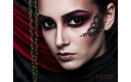 Crazy šošovky - nedioptrické - BLACK mini sclera (2 šošovky)