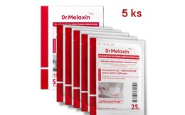 Dr. MELAXIN Set rozjasňujúcich plátienkových masiek TX-Astaxanthin Brightening Serum Mask Set (5 ks x 25 g)