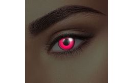 Crazy čočky - GLOW PINK UV svítící (2 čočky)