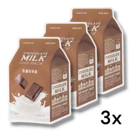 A'PIEU Chocolate Milk One-Pack (3x Sheet Masks)