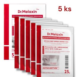 Dr. MELAXIN TX-Astaxanthin Brightening Serum Mask Set (5 pcs x 25 g)