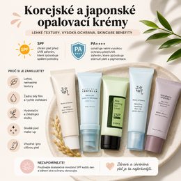 Korejské a japonské opalovací krémy: proč je miluje celý svět a který si vybrat?