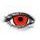 Crazy šošovky - nedioptrické - TOKYO N RED mini sclera (2 šošovky)
