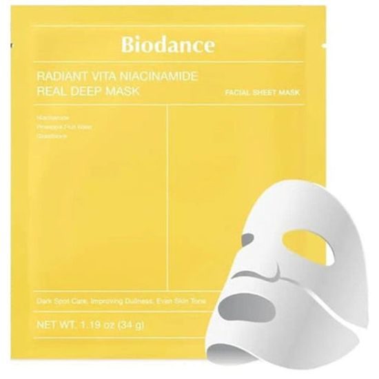 BIODANCE Hydrogelová pleťová maska Radiant Vita Niacinamide Real Deep Mask