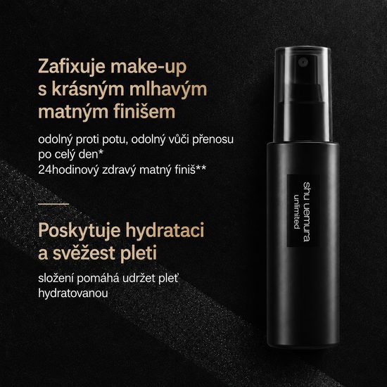 SHU UEMURA Matující fixační sprej Unlimited Makeup Fix Mist Matte (100 ml)