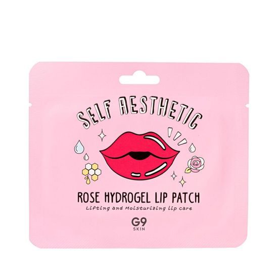 G9 5 x Maska na rta Self Aesthetic Rose Hydrogel Lip Patch (5 ks)