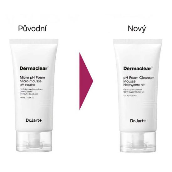 DR.JART+ Čistící pěna Dermaclear Cleansing Foam Mousse Nettoyante (120 ml)