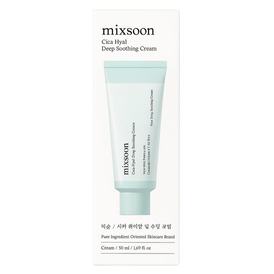 MIXSOON Crema facial Cica Hyal Deep Soothing Cream (50 ml)