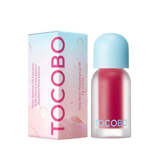 TOCOBO Olje za ustnice s plumping učinkom Juicy Berry Plumping Lip Oil #06 Berry Candy