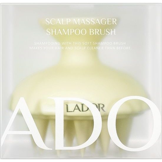LA'DOR Masážní kartáč na vlasy Dermatical Shampoo Brush Yellow