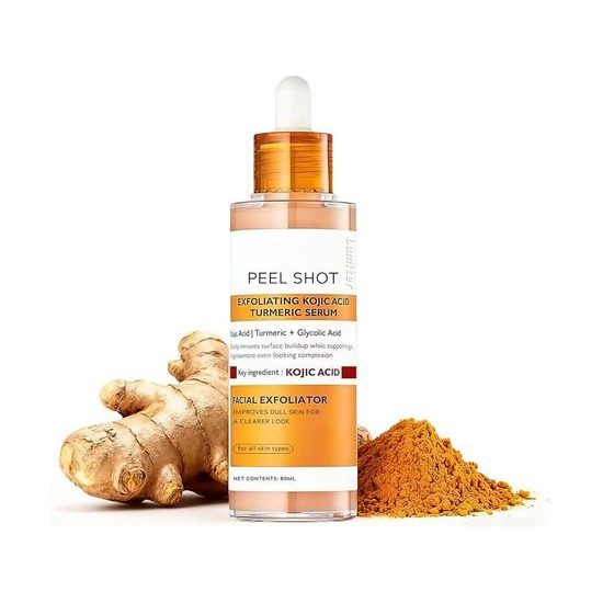 Dr. MELAXIN Pleťové peelingové sérum Peel Shot Exfoliating Kojic Acid Tumeric Serum (80 ml)