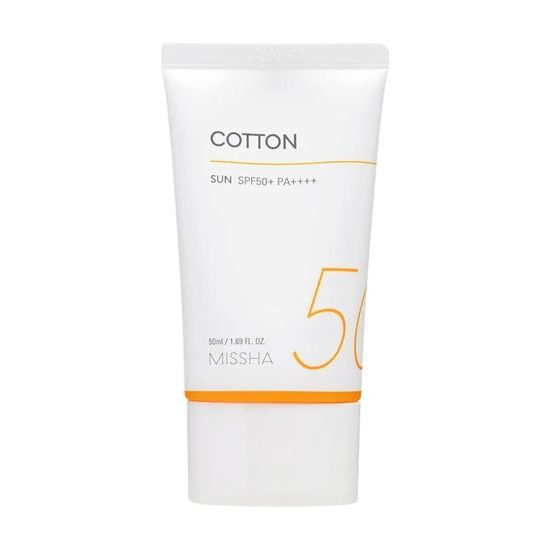 MISSHA Opalovací krém All Around Safe Block Cotton Sun SPF50+ PA++++ (50 ml)