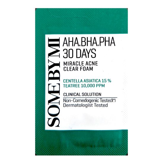 SOME BY MI Pianka oczyszczająca AHA-BHA-PHA 30 Days Miracle Acne Clear Foam - PRÓBKA