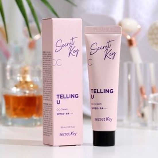SECRET KEY CC krém Telling U CC Cream SPF50+ PA+++ (30 ml)