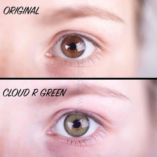 Barevné čočky (2 čočky) Cloud R Green