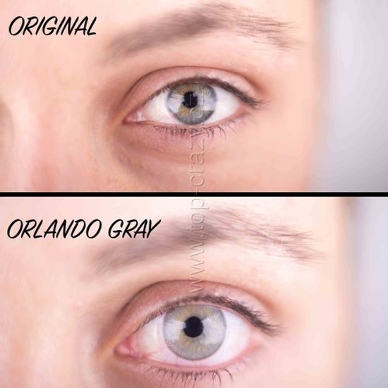 Barevné čočky (2 čočky) Orlando Gray