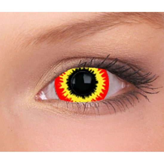 Crazy čočky - Fire Mini Sclera 17mm (2 čočky)