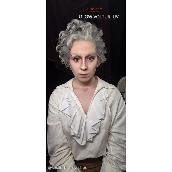 Crazy čočky - nedioptrické - GLOW VOLTURI UV svítící (2 čočky)