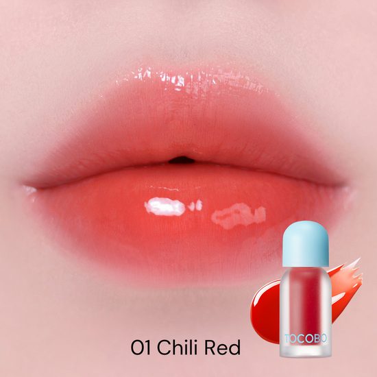 TOCOBO Olejek do ust z efektem powiększającym Juicy Berry Plumping Lip Oil #01 Chill Red