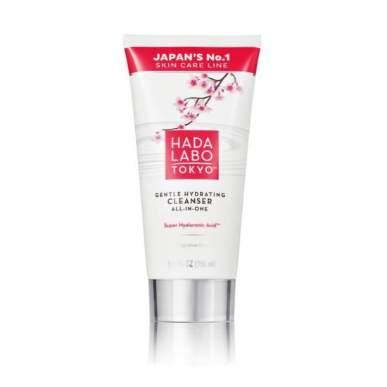 HADA LABO TOKYO WHITE Kremowy żel oczyszczający do twarzy Gentle Hydrating Cleanser ALL-IN-ONE (150 ml)