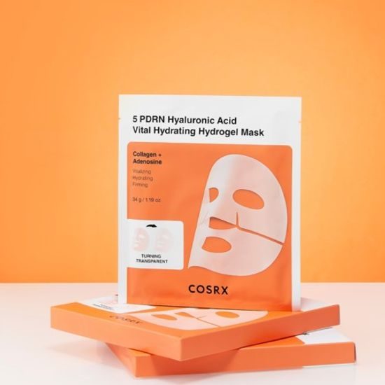 COSRX Hydrogelová pleťová maska 5 PDRN Hyaluronic Acid Vital Hydrating Hydrogel Mask (3 ks)