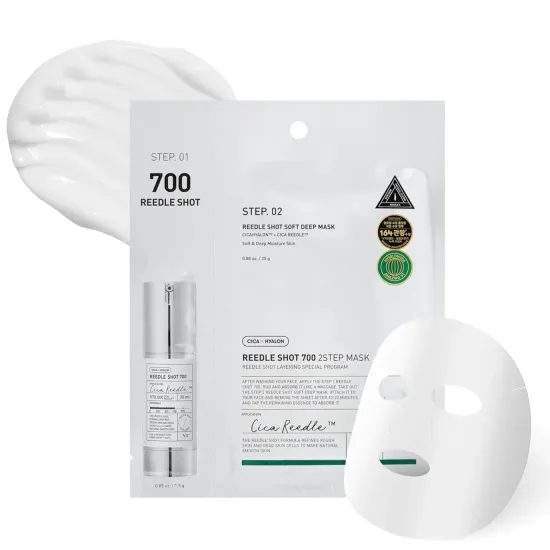 VT COSMETICS Dvoukroková maska s mikrojehličkami REEDLE SHOT 700 2-Step Mask (1,5 g + 25 g)