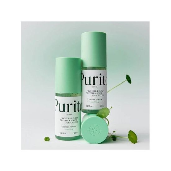 PURITO SEOUL Upokojujúce pleťové sérum Wonder Releaf Centella Serum Unscented (60 ml)