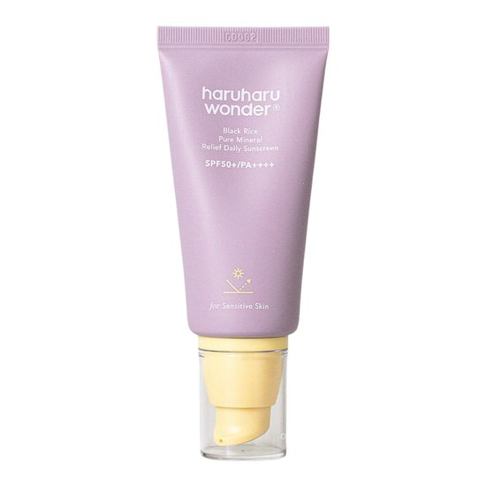 HARUHARU WONDER Opaľovací krém Black Rice Pure Mineral Relief Daily Sunscreen SPF50+ PA++++ (50 ml)