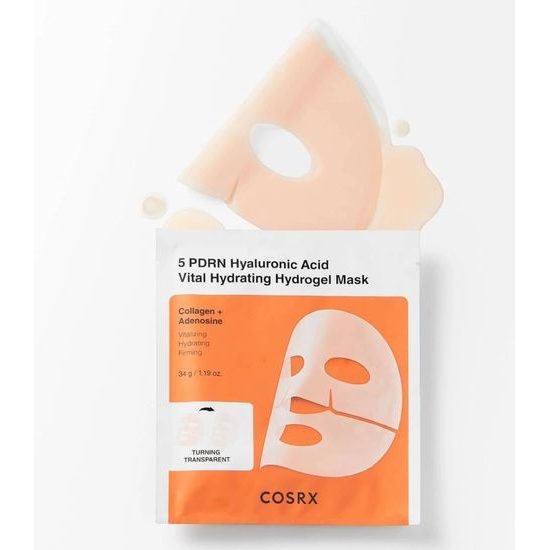 COSRX Hydrogelová pleťová maska 5 PDRN Hyaluronic Acid Vital Hydrating Hydrogel Mask