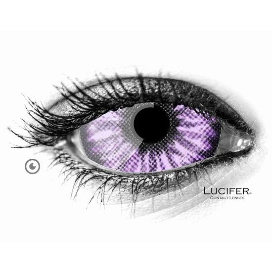 Crazy čočky - nedioptrické - ELF PURPLE sclera (2 čočky)