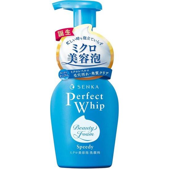 SHISEIDO SENKA Čisticí a odličovací pěna Perfect Whip Beauty Foam Speedy Face Wash (150 ml)