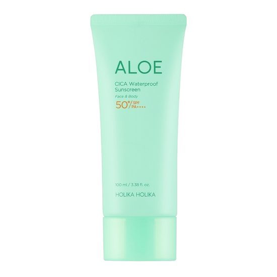 HOLIKA HOLIKA Wasserfestes Sonnenschutz-Gel Aloe Cica Waterproof Sunscreen SPF50+ PA++++ (100 ml)