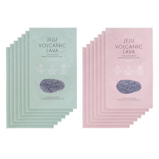 THE FACE SHOP Čisticí náplasti na nos Jeju Volcanic Lava Nose Strips Set (7 ks)