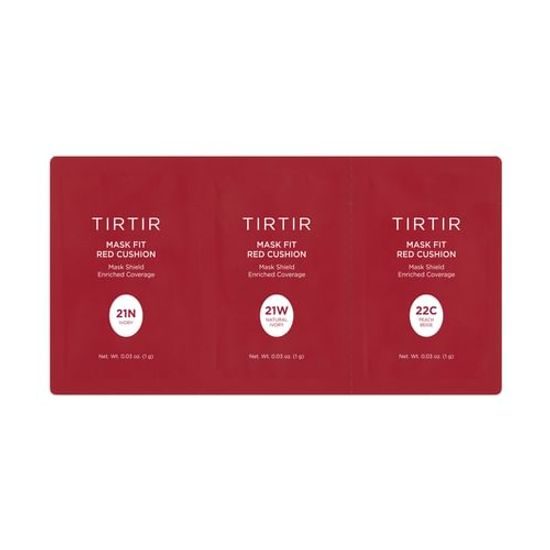 TIRTIR Zestaw próbek Mask Fit Red Cushion 3 Shade Trial Kit (3 próbki)