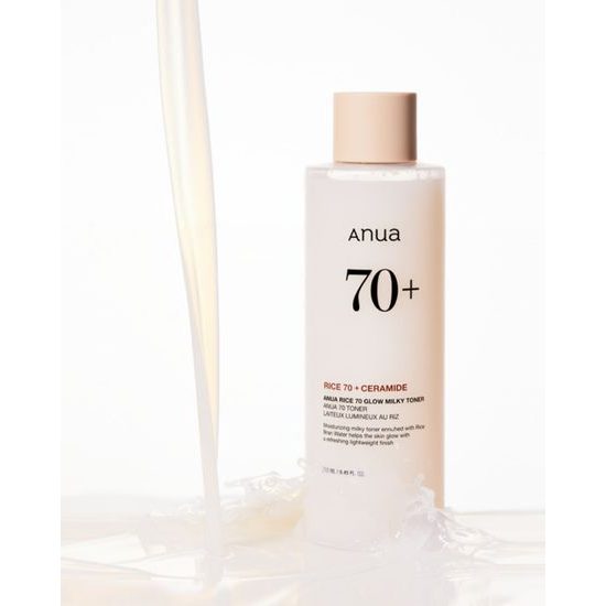 ANUA Aufhellender Gesichtstoner Rice 70 Glow Milky Toner (250 ml)