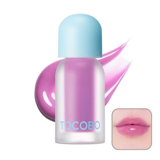 TOCOBO Lesk na pery s plump efektom Juicy Berry Plumping Lip Oil #17 Berry Milk