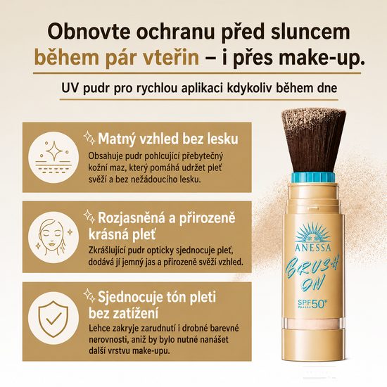 SHISEIDO ANESSA UV pudr Perfect UV Brush On Powder SPF 50+ PA++++