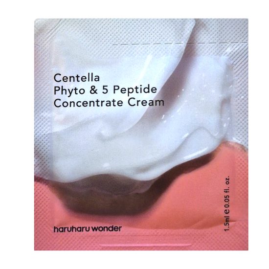 HARUHARU WONDER Crema facial Centella Phyto &amp; 5 Peptide Concentrate Cream MUESTRA