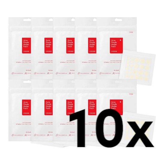 COSRX 10 x Čistící náplasti Acne Pimple Master Patch (10 x 24 náplastí)