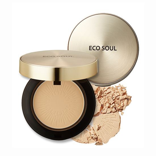 THE SAEM Pudr Eco Soul Luxury Gold Pact #23 Natural Beige