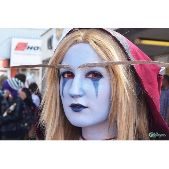 Crazy čočky - Red Mini Sclera 17mm (2 čočky)
