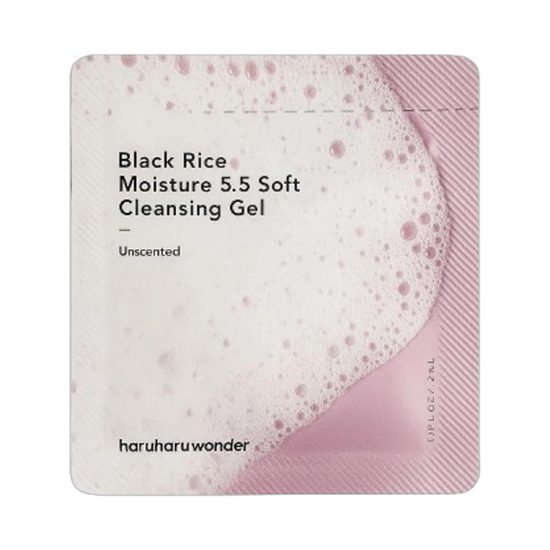 Haruharu WONDER Gel limpiador Black Rice Moisture 5.5 Soft Cleansing Gel MUESTRA